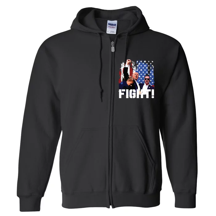 Donald Trump Fist Pump Full Zip Hoodie