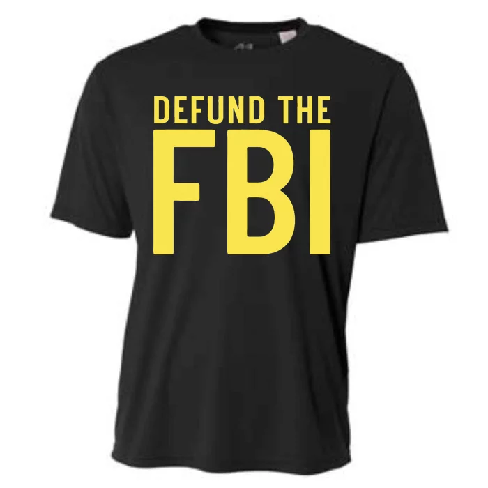 Defund the FBI AntiGovernment Political Cooling Performance Crew T-Shirt