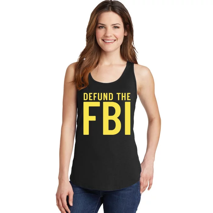 Defund the FBI AntiGovernment Political Ladies Essential Tank