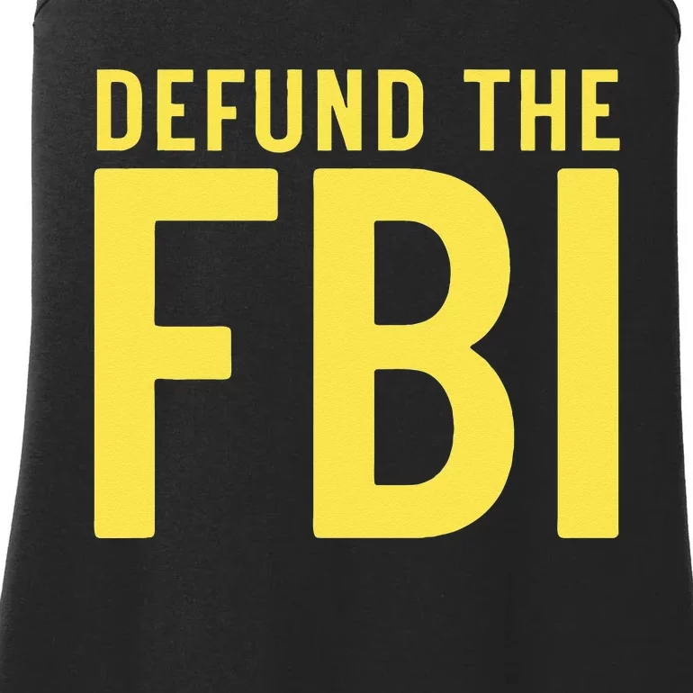 Defund the FBI AntiGovernment Political Ladies Essential Tank