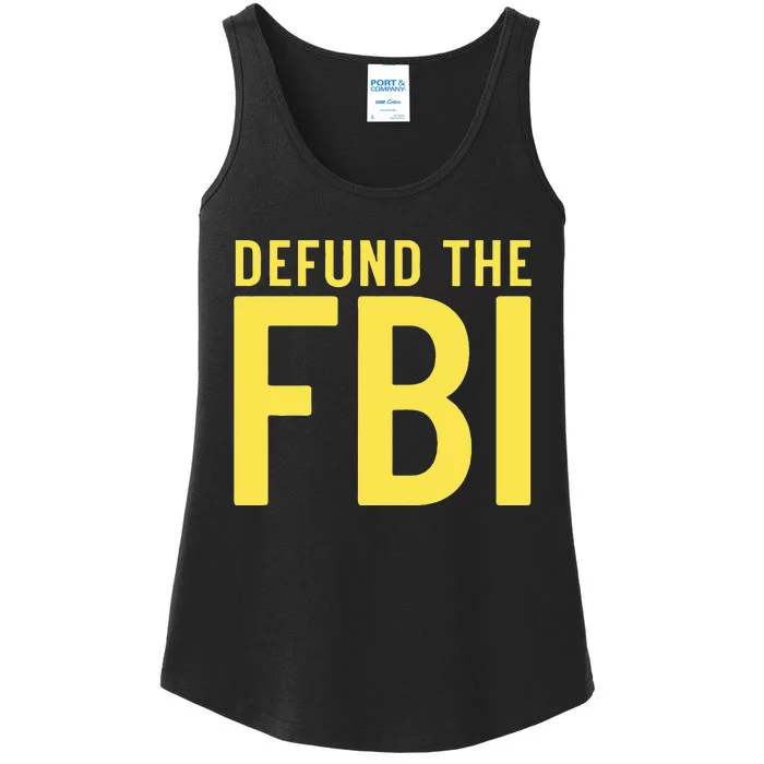 Defund the FBI AntiGovernment Political Ladies Essential Tank