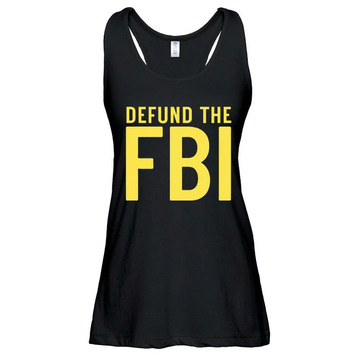 Defund the FBI AntiGovernment Political Ladies Essential Flowy Tank