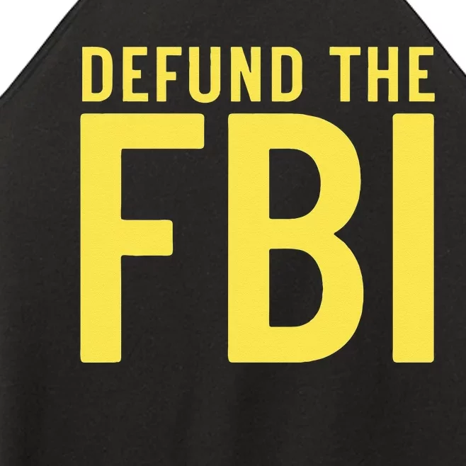 Defund the FBI AntiGovernment Political Women’s Perfect Tri Rocker Tank