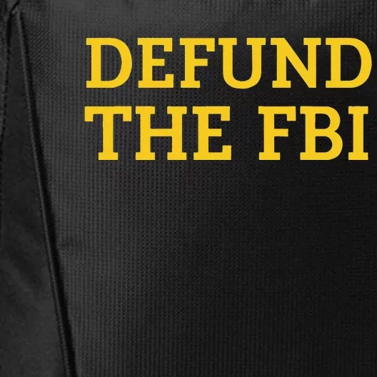 Defund the FBI City Backpack