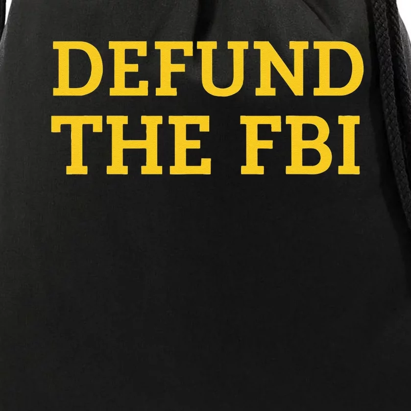 Defund the FBI Drawstring Bag