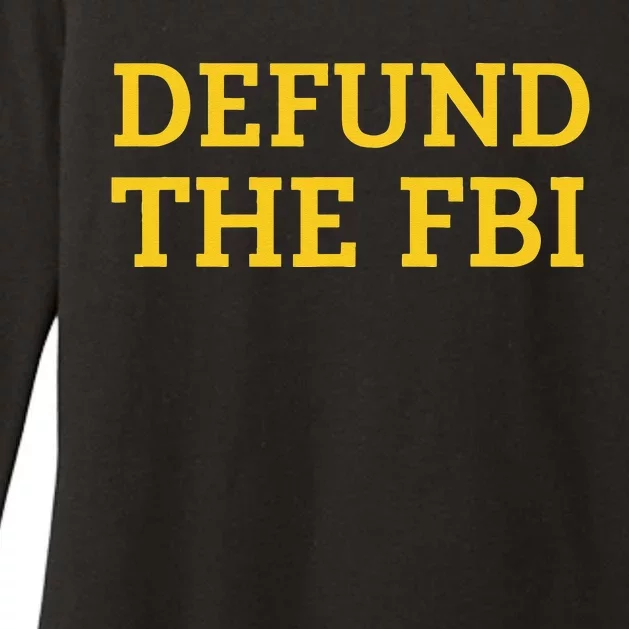 Defund the FBI Womens CVC Long Sleeve Shirt