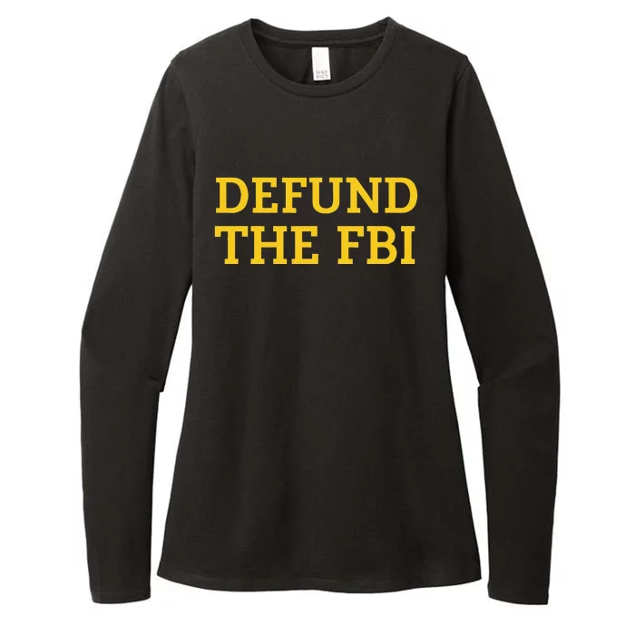 Defund the FBI Womens CVC Long Sleeve Shirt