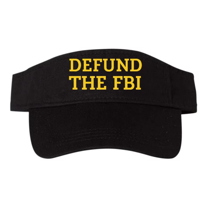 Defund the FBI Valucap Bio-Washed Visor