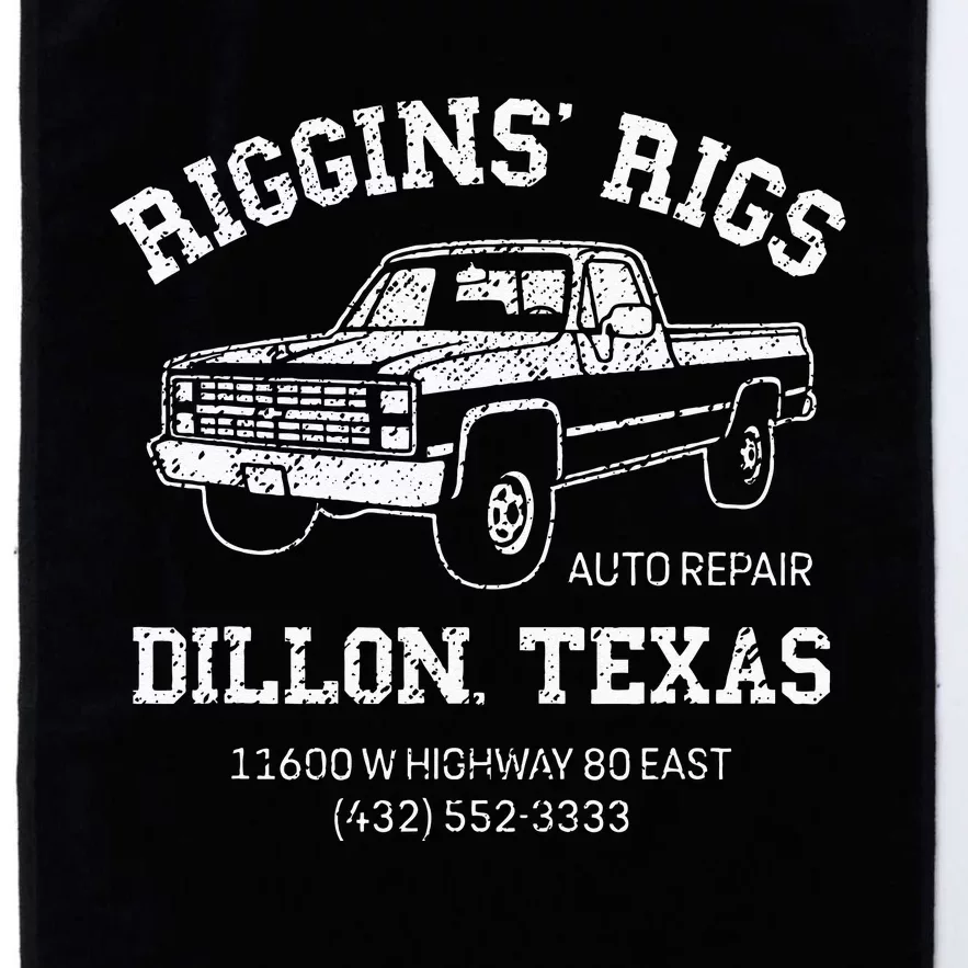 Dillon Texas Football Fan Auto Repair Riggins Rigs Platinum Collection Golf Towel