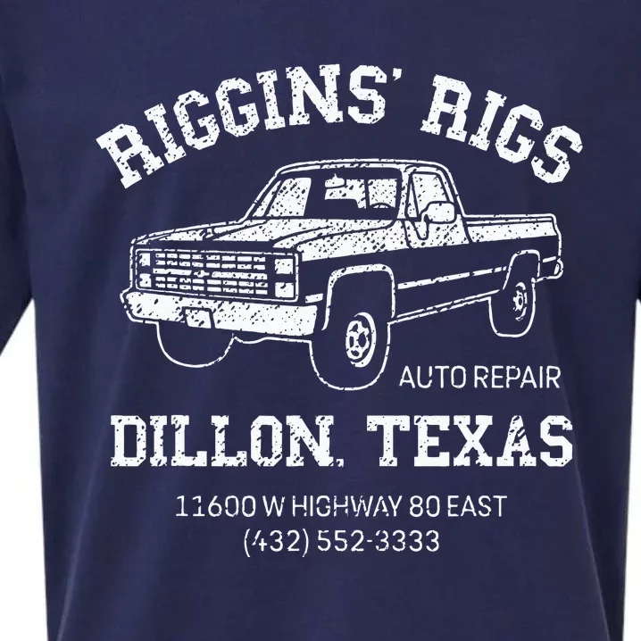 Dillon Texas Football Fan Auto Repair Riggins Rigs Sueded Cloud Jersey T-Shirt