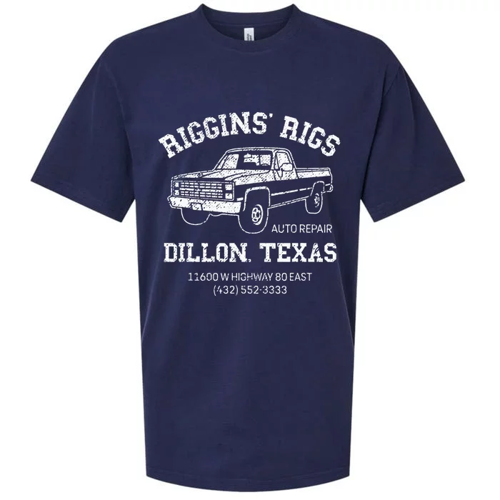 Dillon Texas Football Fan Auto Repair Riggins Rigs Sueded Cloud Jersey T-Shirt