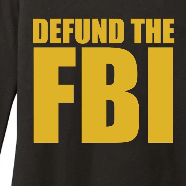 Defund The FBI Womens CVC Long Sleeve Shirt