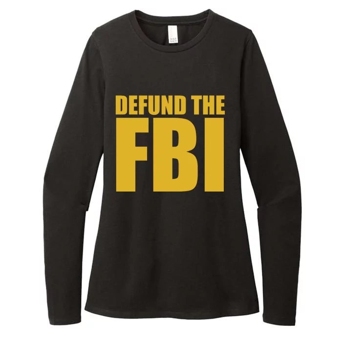 Defund The FBI Womens CVC Long Sleeve Shirt