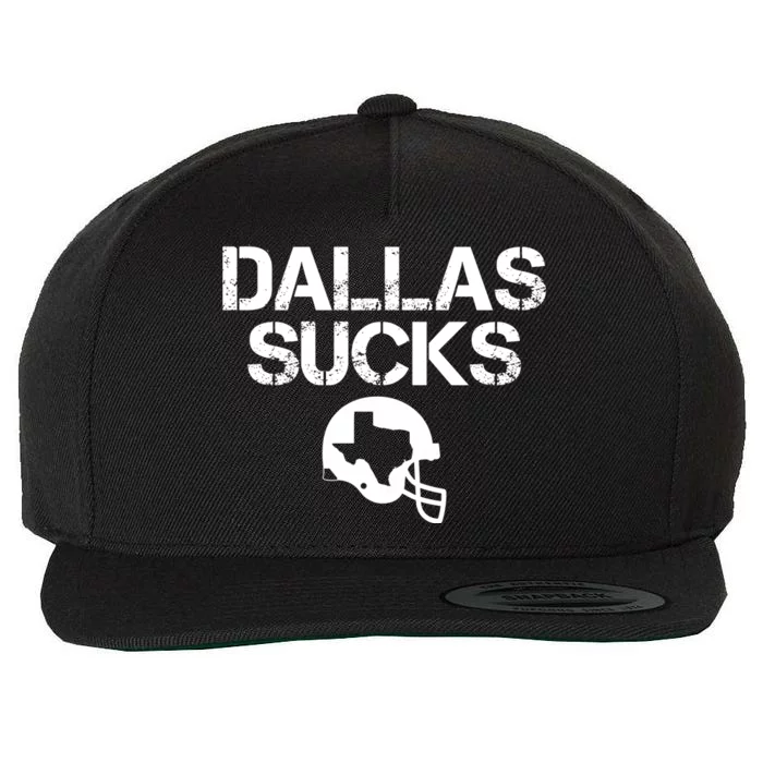 Dallas Texas Football Fan Wool Snapback Cap