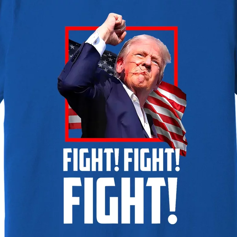 Donald Trump Fight Fighting Fighters Supporters Americans Gift Premium T-Shirt