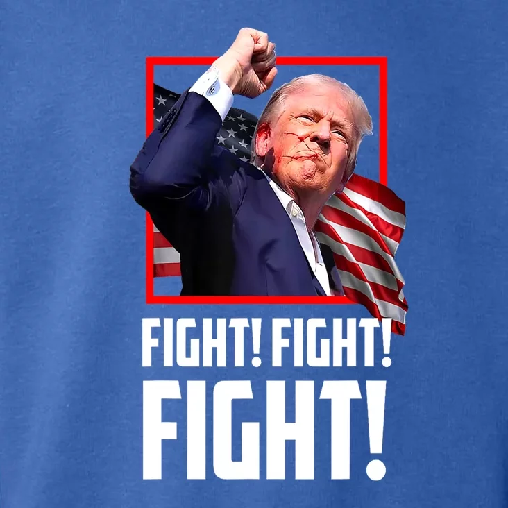 Donald Trump Fight Fighting Fighters Supporters Americans Gift Toddler Hoodie