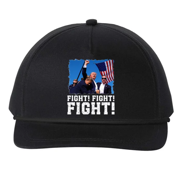 Donald Trump Fight Fighting Fighters Supporters Snapback Five-Panel Rope Hat