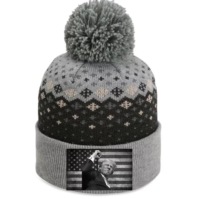 Donald Trump Fight For Freedom Make America Great Again The Baniff Cuffed Pom Beanie