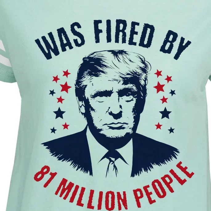 Debate Trump Fired By 81 Million Election 2024 Enza Ladies Jersey Football T-Shirt