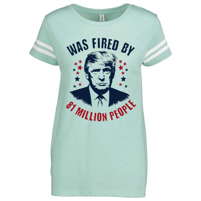 Debate Trump Fired By 81 Million Election 2024 Enza Ladies Jersey Football T-Shirt