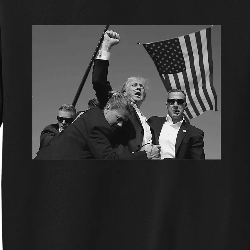 Donald Trump Fist Pump Tall Sweatshirt