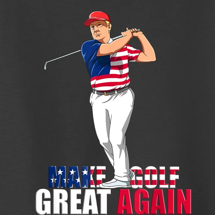 Donald Trump Funny Golf Gift Toddler T-Shirt