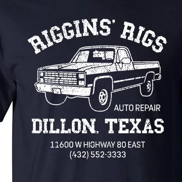 Dillon Texas Football Fan Auto Repair Riggins Rigs Tall T-Shirt