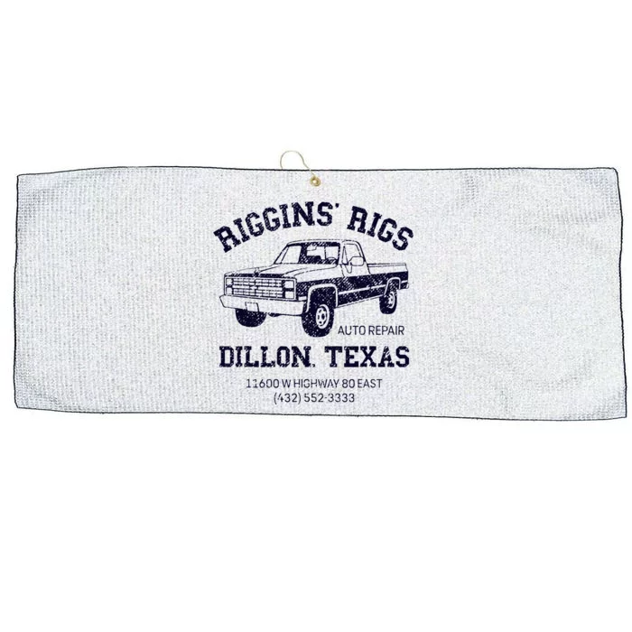 Dillon Texas Friday Night Football Player Fan Riggins Rigs Large Microfiber Waffle Golf Towel