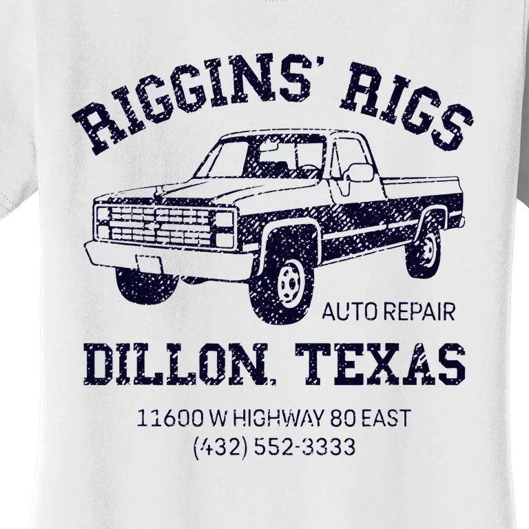 Dillon Texas Friday Night Football Player Fan Riggins Rigs Women's T-Shirt