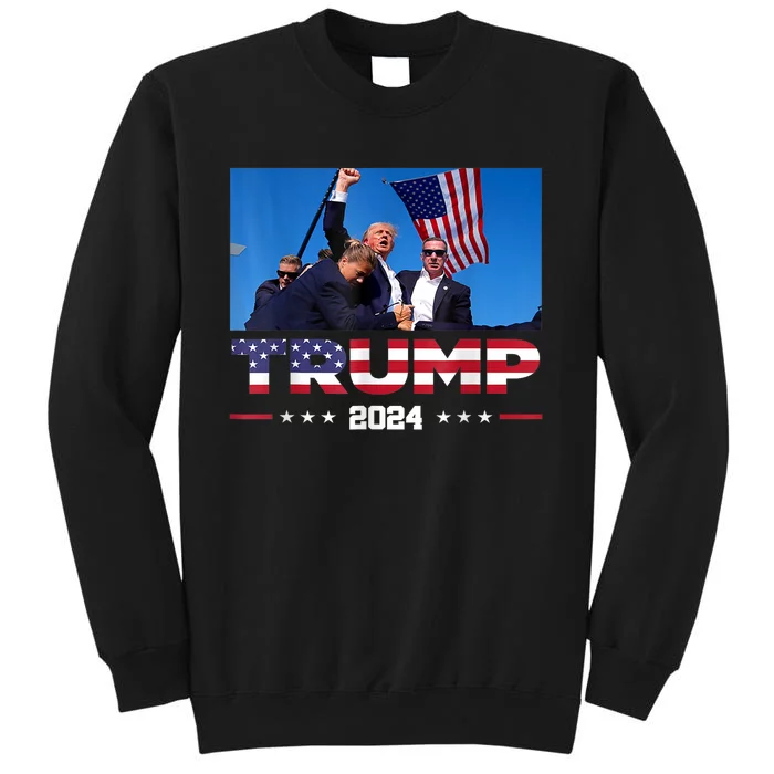 Donald Trump Fist Pump Tall Sweatshirt