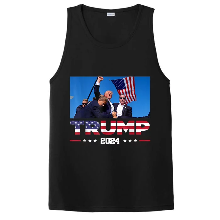 Donald Trump Fist Pump Performance Tank