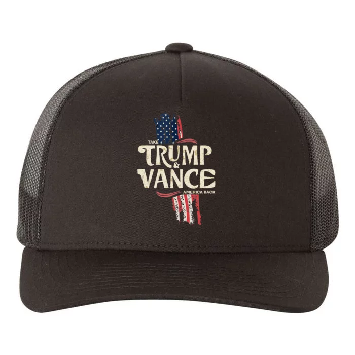 Donald Trump For President 2024 Yupoong Adult 5-Panel Trucker Hat