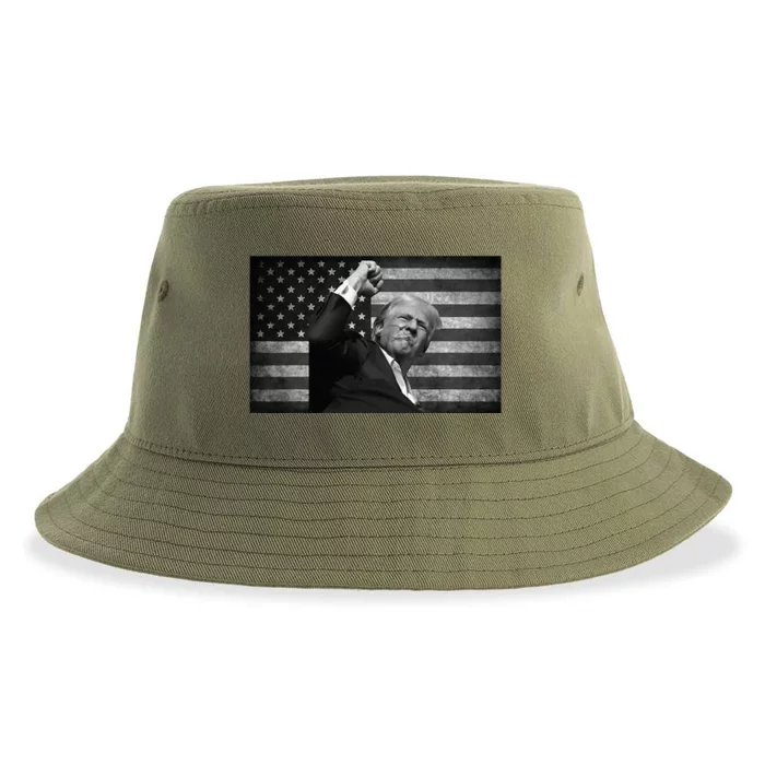 Donald Trump Fight For Freedom Sustainable Bucket Hat