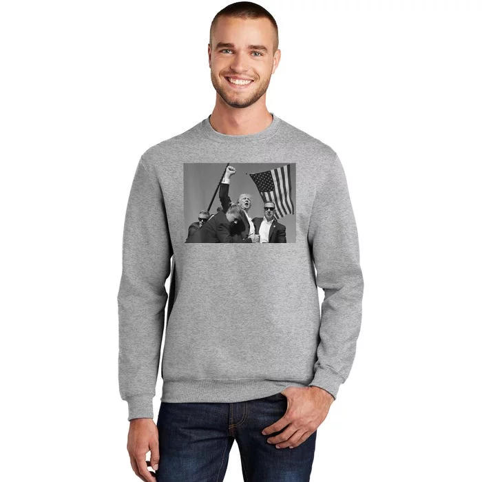 Donald Trump Fist Pump Tall Sweatshirt