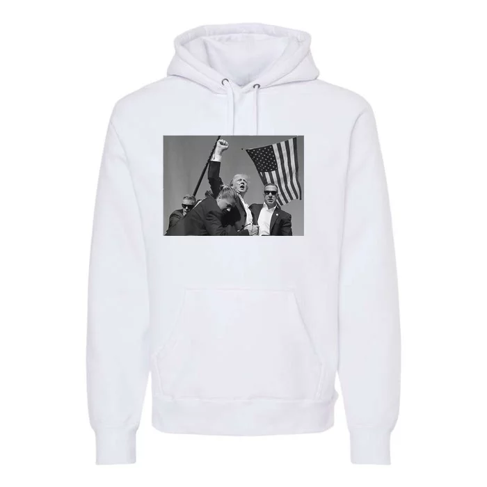 Donald Trump Fist Pump Premium Hoodie