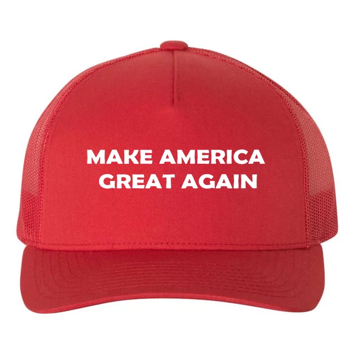 Donald Trump For President Make America Great Again Yupoong Adult 5-Panel Trucker Hat