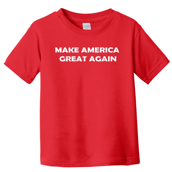 Donald Trump For President Make America Great Again Toddler T-Shirt