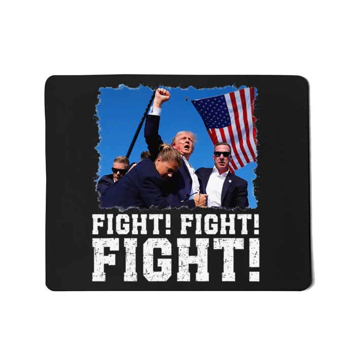 Donald Trump Fight Fighting Fighters Supporters Americans Mousepad