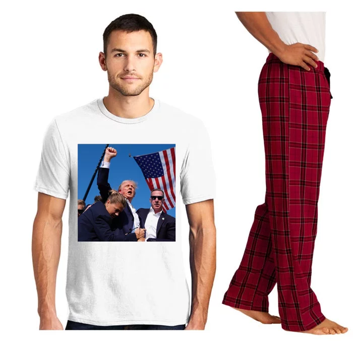 Donald Trump Fist Pump Donald Trump Shooting Pajama Set