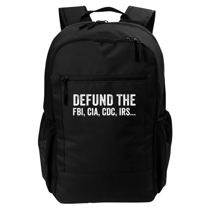 Defund The FBI For Men Women Daily Commute Backpack