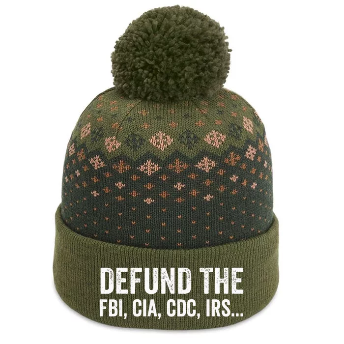 Defund The FBI For Men Women The Baniff Cuffed Pom Beanie