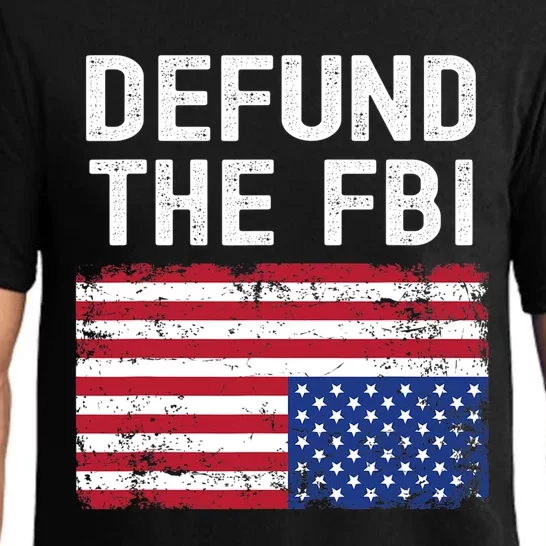 Defund The FBI American Flag Pajama Set