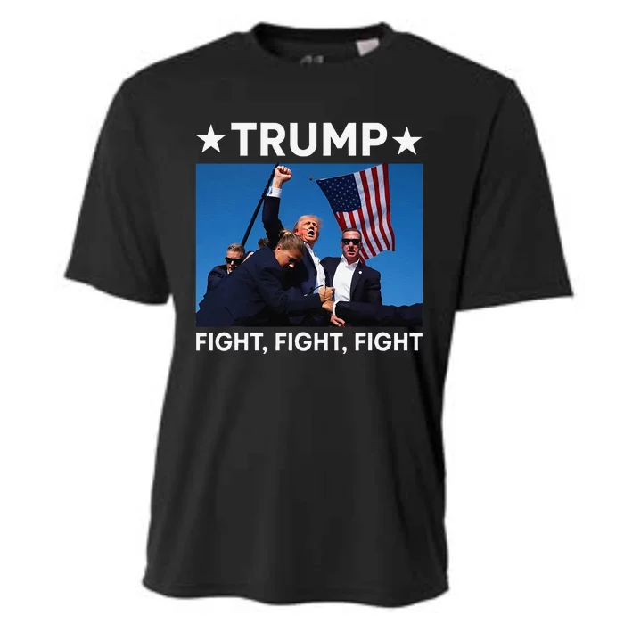 Donald Trump Fight Fist 2024 Cooling Performance Crew T-Shirt