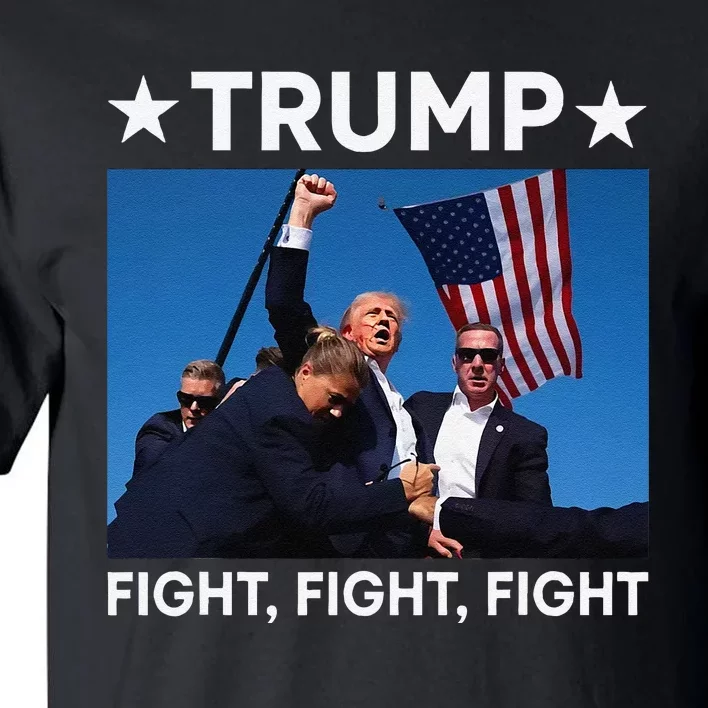 Donald Trump Fight Fist 2024 Tall T-Shirt