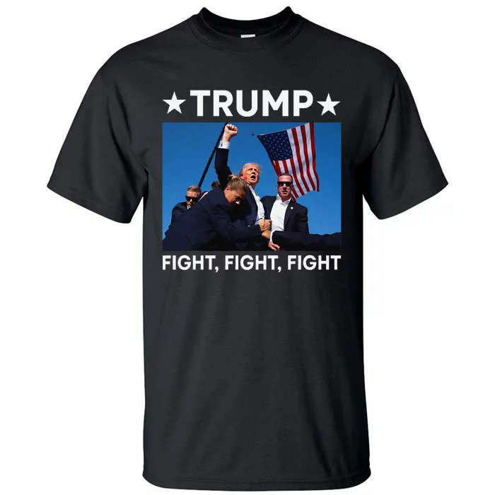 Donald Trump Fight Fist 2024 Tall T-Shirt