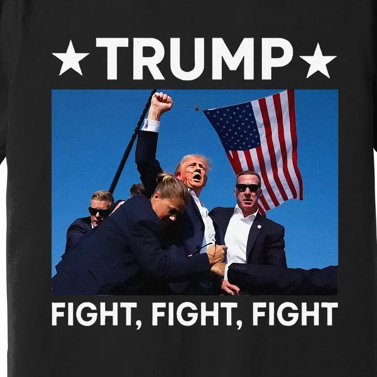 Donald Trump Fight Fist 2024 Premium T-Shirt