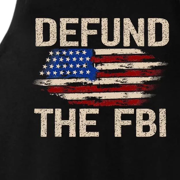 Defund The Fbi Antigovernment Political Ladies Tri-Blend Wicking Tank