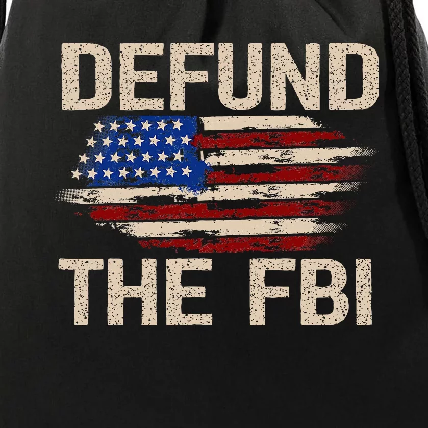 Defund The Fbi Antigovernment Political Drawstring Bag