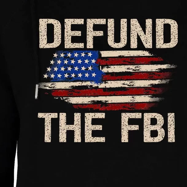 Defund The Fbi Antigovernment Political Womens Funnel Neck Pullover Hood