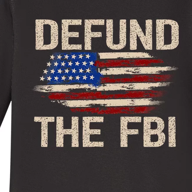 Defund The Fbi Antigovernment Political Baby Long Sleeve Bodysuit